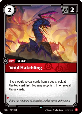 Void Hatchling #018/221 — Spiritforged