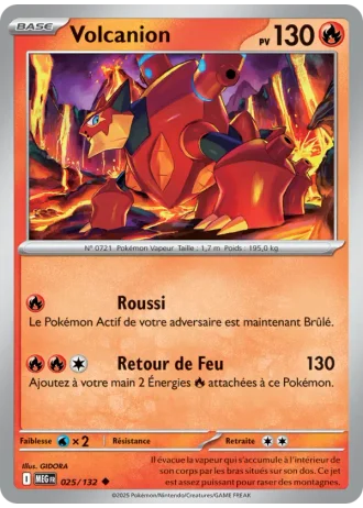 Volcanion #025/132 — Méga-Évolution