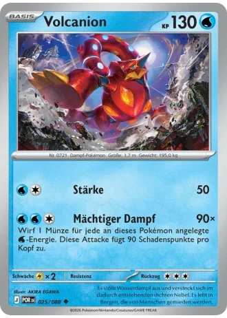 Volcanion #025/88 — Optimale Ordnung