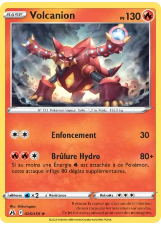 Volcanion #026/159 — Zénith Suprême