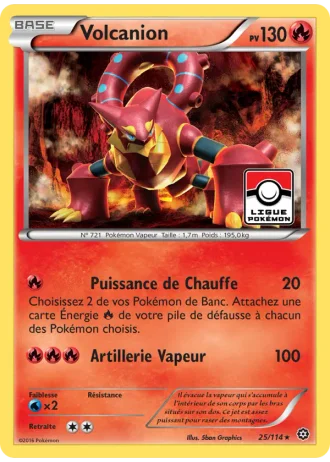 Volcanion #25/114 — Offensive Vapeur