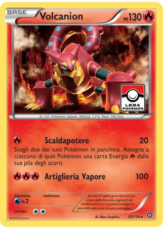Volcanion #25/114 — Vapori Accesi