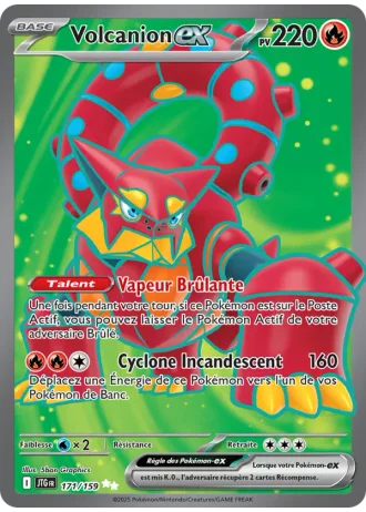 Volcanion ex #171/159 — Aventures Ensemble