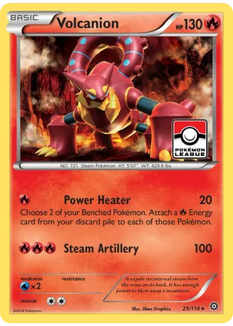 Volcanion (League Crosshatch October 2016) #25 — Steam Siege