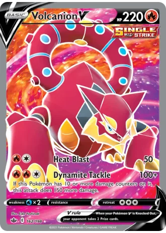Volcanion V #162/198 — Chilling Reign