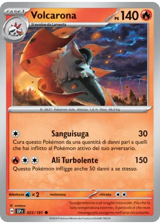 Volcarona #025/191 — Scintille Folgoranti