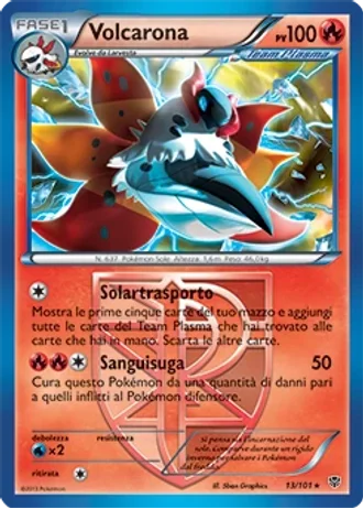Volcarona #13/101 — Esplosione Plasma