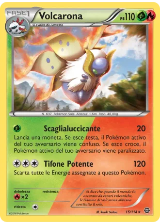 Volcarona #15/114 — Vapori Accesi