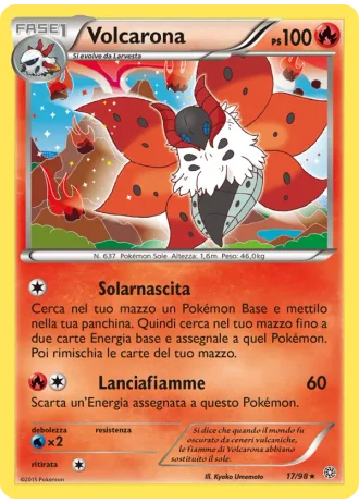 Volcarona #17/98 — Antiche Origini