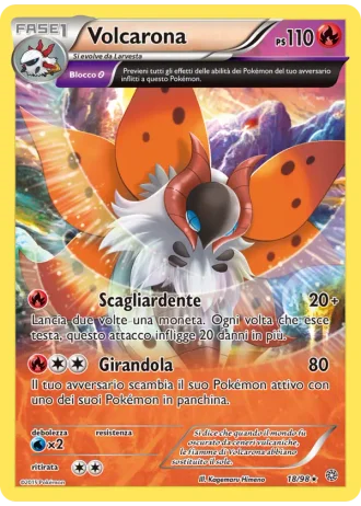 Volcarona #18/98 — Antiche Origini