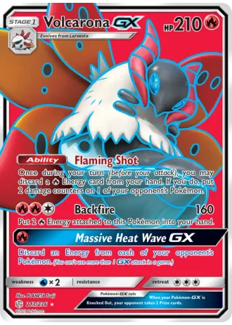 Volcarona GX #213/236 — Cosmic Eclipse