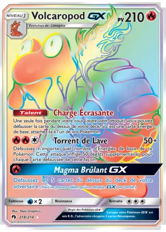 Volcaropod GX #218/214 — Tonnerre Perdu