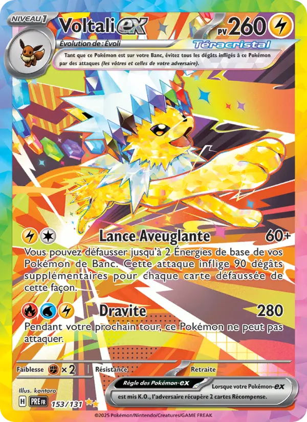 Voltali ex #153 — Évolutions Prismatiques
