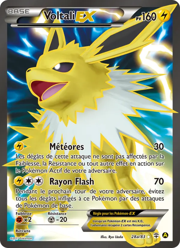 Voltali EX #28 — Générations