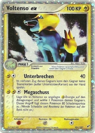 Voltenso ex #101/107 — EX Deoxys