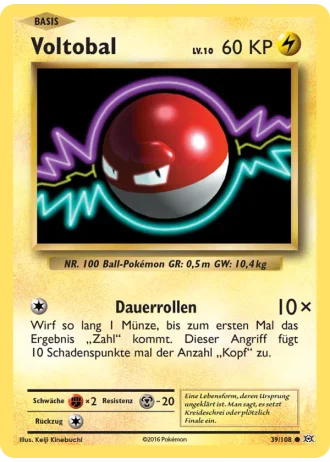 Voltobal #39/108 — Evolution