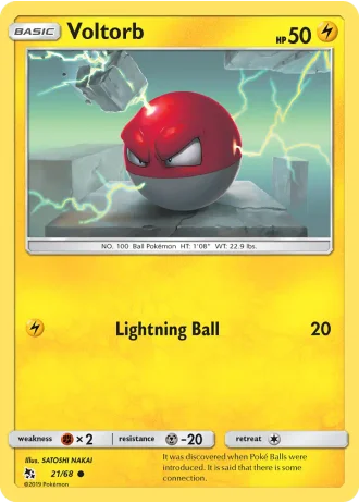 Voltorb #21/68 — Destino Sfuggente