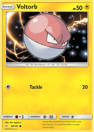 Voltorb #38/181 — Team Up