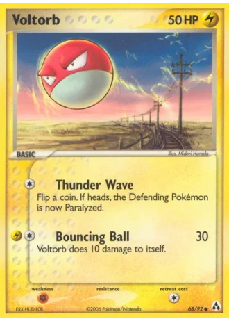 Voltorb #68 — EX La Leggenda di Mew