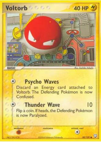 Voltorb #80/109 — Team Rocket Returns
