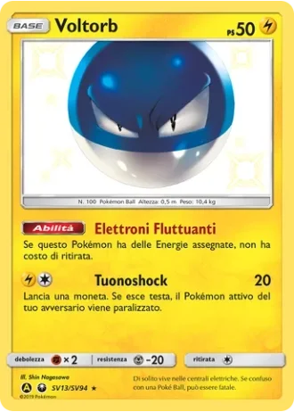 Voltorb SV13/94 — Tesoro Cromatico (Destino Sfuggente)