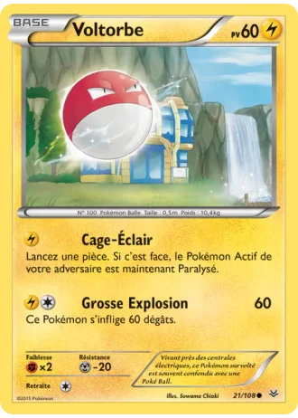 Voltorbe #21/108 — Ciel Rugissant