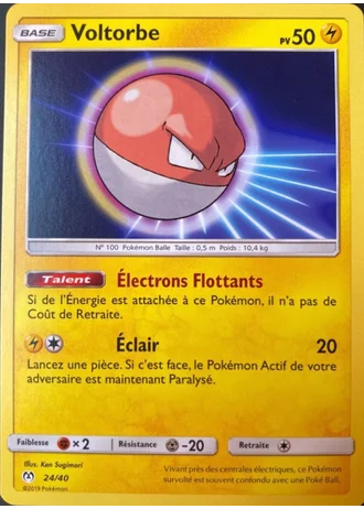 Voltorbe #24/40 — Collection McDonald's 2019
