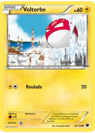 Voltorbe #32/116 — Glaciation Plasma