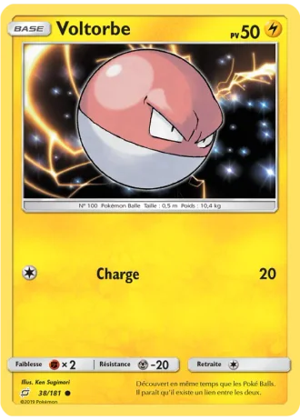Voltorbe #38/181 — Duo de Choc