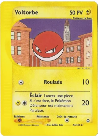 Voltorbe #64/147 — Aquapolis