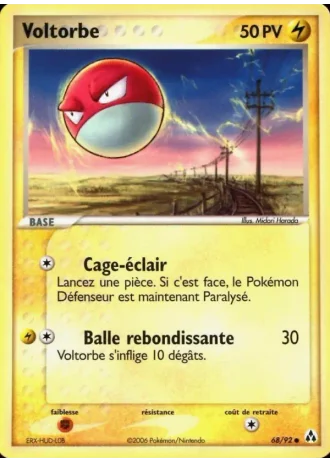 Voltorbe #68/92 — EX Créateurs de légendes