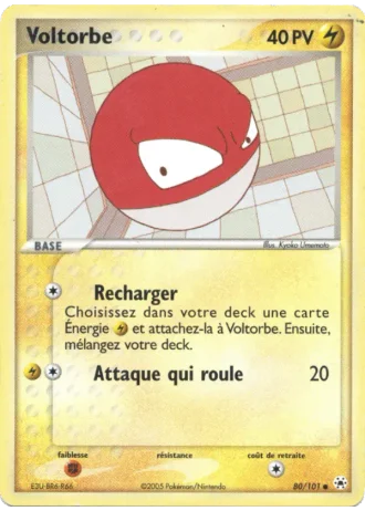 Voltorbe #80 — EX Légendes Oubliées