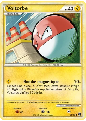 Voltorbe #83/102 — Triomphant