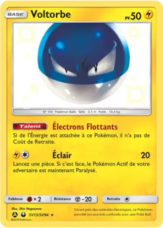 Voltorbe SV13 — Coffre Chromatique (Destinées Occultes)