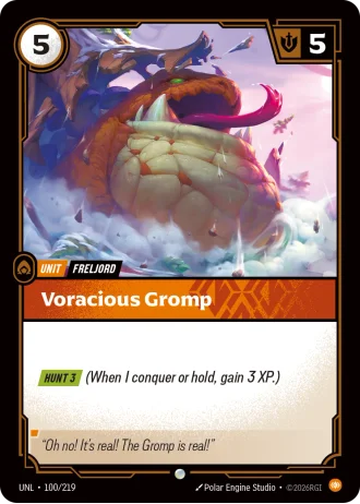 Voracious Gromp #100/219 — Unleashed