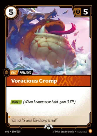 Voracious Gromp #100/219 — Organized Play Promos
