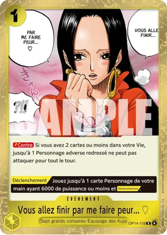 Vous allez finir par me faire peur... ♡ (OP14-118) — Les Sept de la Mer d'Azur (OP14-EB04)
