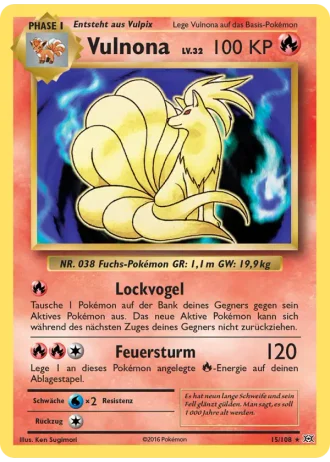 Vulnona #15/108 — Evolution
