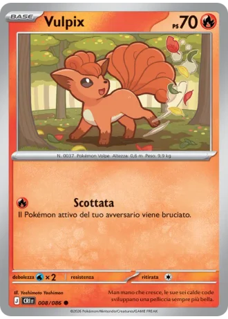Vulpix #008/86 — Caos Nascente