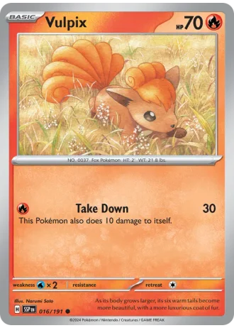 Vulpix #016/191 — Surging Sparks