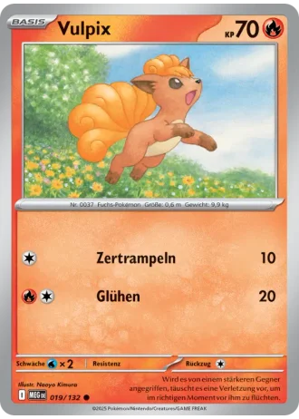 Vulpix #019 — Mega-Entwicklung
