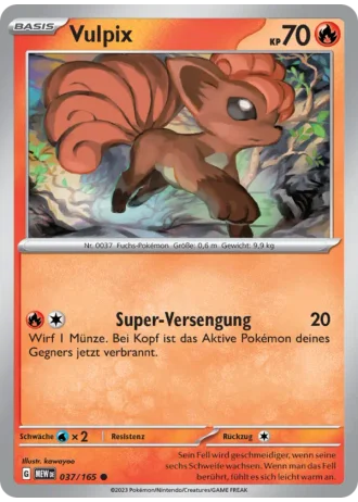 Vulpix #037 — 151