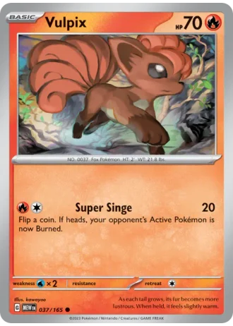 Vulpix #037/165 — 151