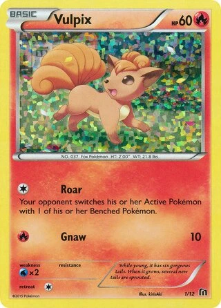 Vulpix #1 — McDonald's Collection 2016