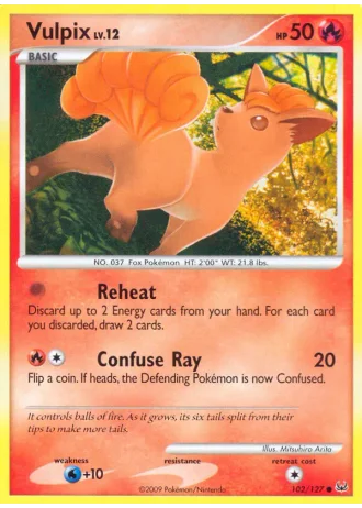 Vulpix #102 — Platinum