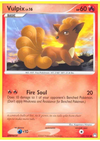 Vulpix #107 — Mysterious Treasures