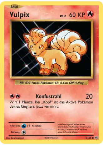 Vulpix #14 — Evolution