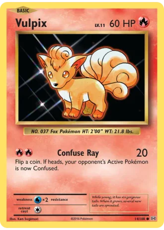 Vulpix #14/108 — Evolutions