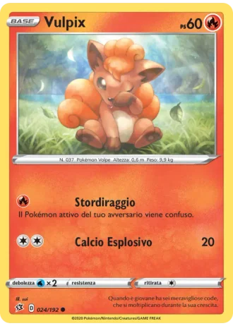 Vulpix #24/192 — Fragore Ribelle