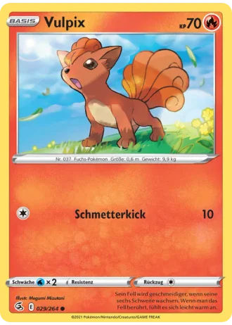 Vulpix #29 — Fusionsangriff
